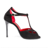 PD505 TANGO BLACK AND RED NUBUCK LEATHER 7 PD505 TANGO BLACK