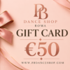 Gift Card danza PB Dance Shop da €50