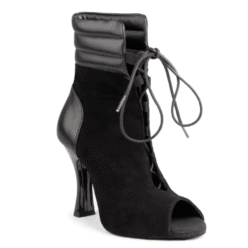 PD TATIANA Black Nubuck/Leather