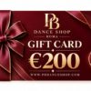 Gift Card danza PB Dance Shop da €200